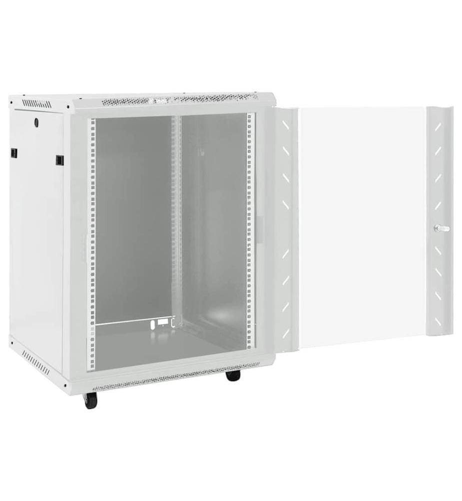 15U Netzwerkschrank 19" IP20 Grau 60x45x86 cm