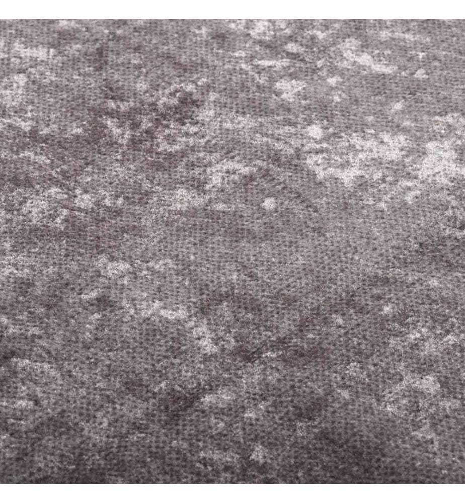 Tapis lavable antidérapant 80x300 cm Gris