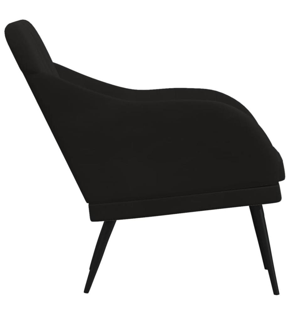 Sessel Schwarz 63x76x80 cm Samt