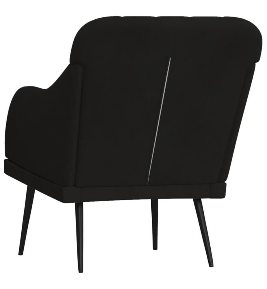 Sessel Schwarz 63x76x80 cm Samt