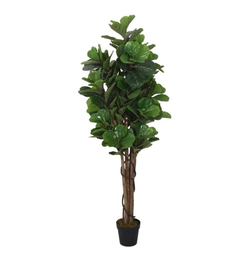 Ficus lyrata artificiel 180 feuilles 150 cm vert