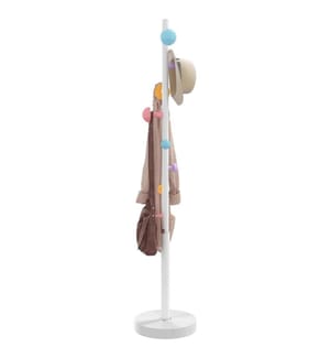 Garderobenständer Weiss 172 cm Pulverbeschichtetes Eisen