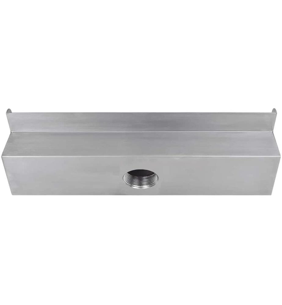 Lame d'eau rectangulaire 45 cm Acier inoxydable pour piscine