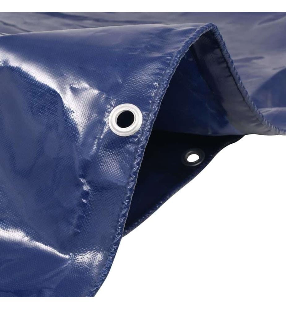Abdeckplane 650 g/m² 2x3 m Blau