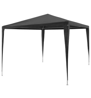 Tente de réception 3x3 m PE Anthracite