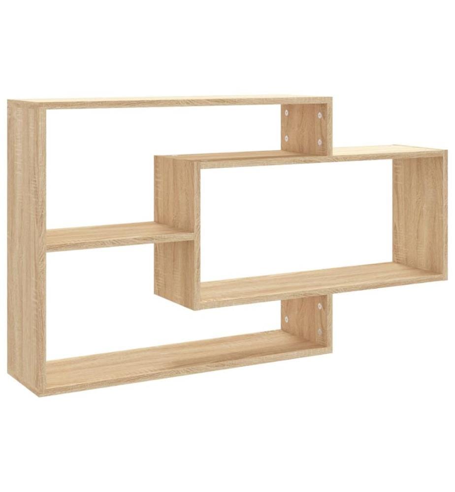 Wandregale Sonoma-Eiche 104x20x58,5 cm Holzwerkstoff
