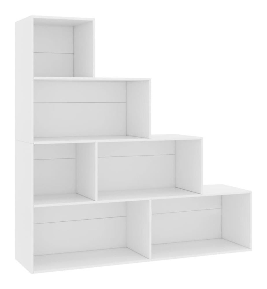 Bibliothèque/Cloison Blanc 155x24x160 cm Bois d'ingénierie