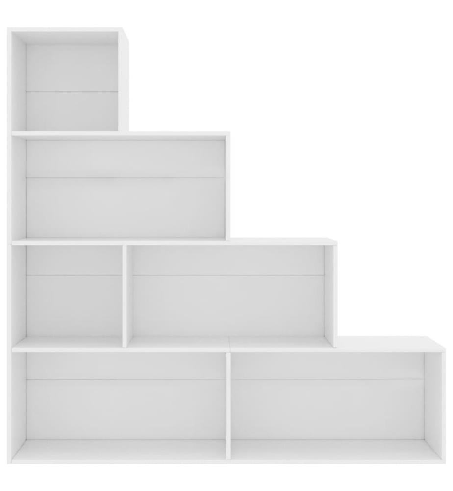 Bibliothèque/Cloison Blanc 155x24x160 cm Bois d'ingénierie