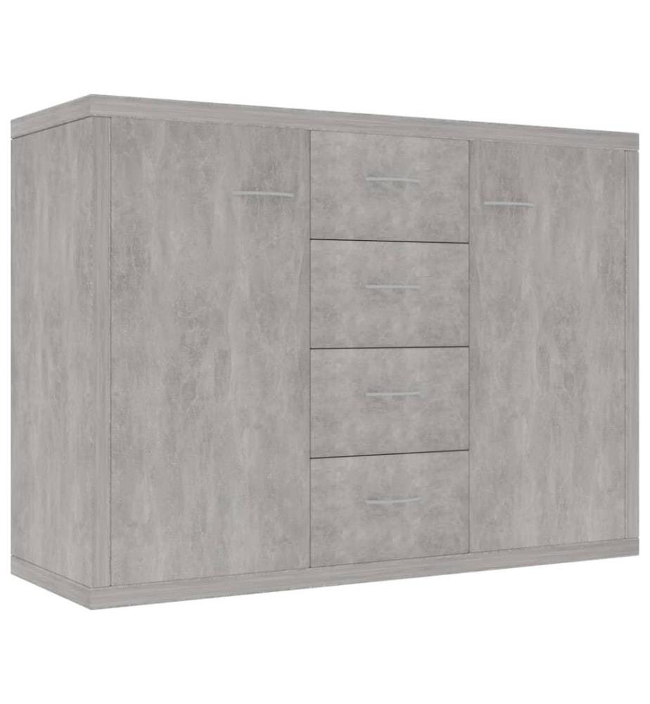 Sideboard Betongrau 88x30x65 cm Holzwerkstoff