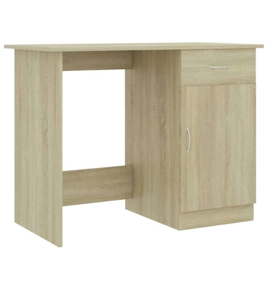 Schreibtisch Sonoma-Eiche 100x50x76 cm Holzwerkstoff