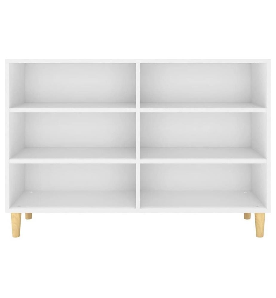 Buffet Blanc 103,5x35x70 cm Aggloméré