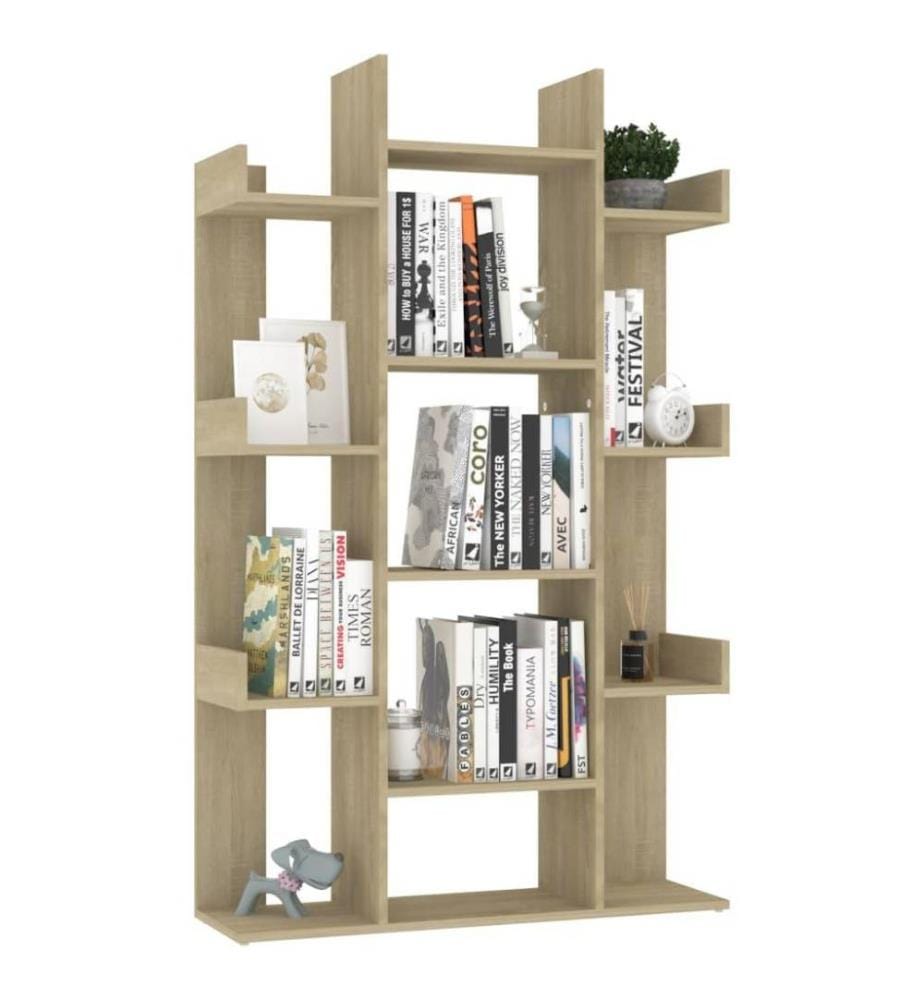 Bücherregal Sonoma-Eiche 86x25,5x140 cm Holzwerkstoff