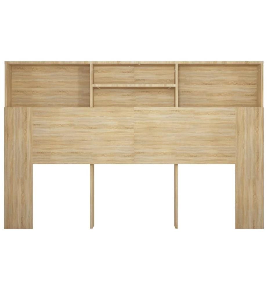 Armoire de tête de lit chêne sonoma 160x19x103,5 cm