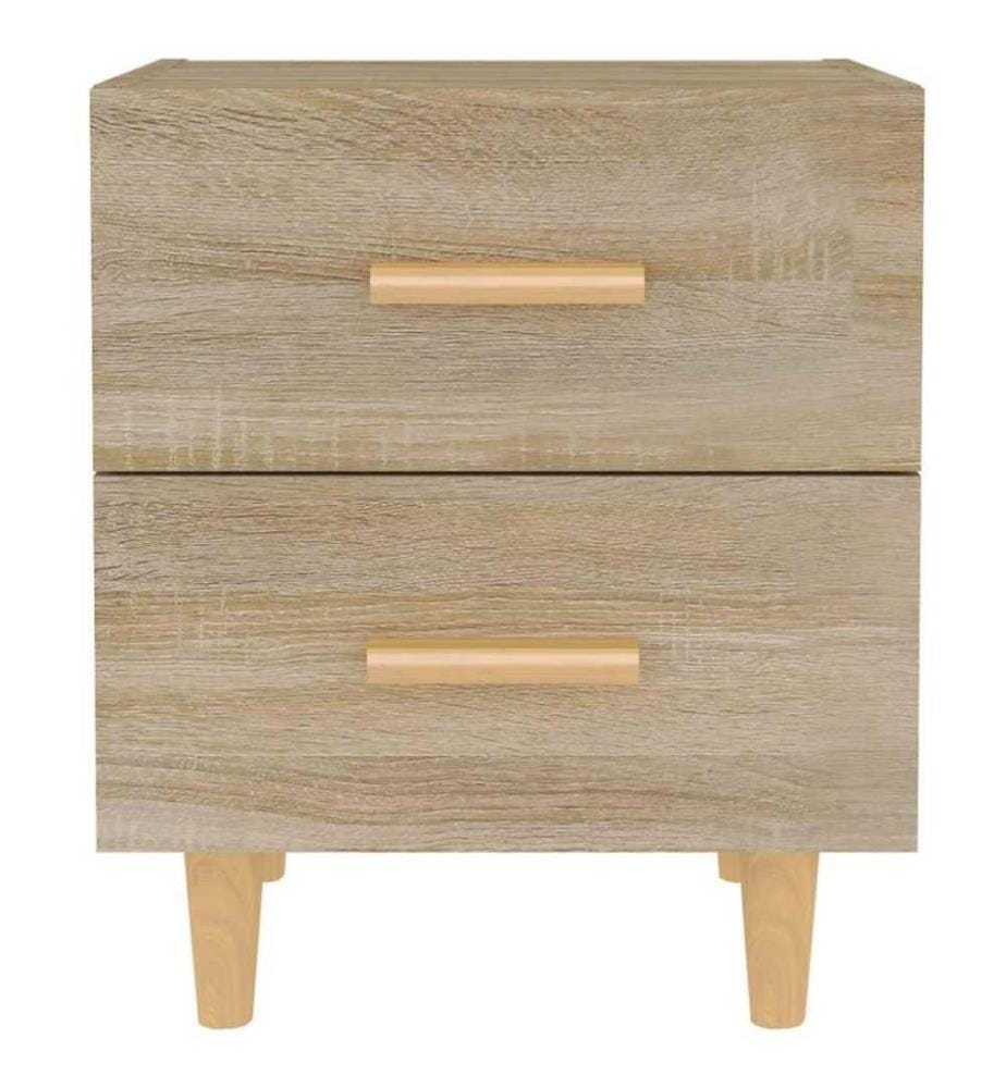 Tables de chevet 2 pcs Chêne sonoma 40x35x47,5 cm