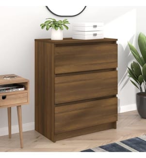 Sideboard Braun Eichen-Optik 60x35x76 cm Holzwerkstoff