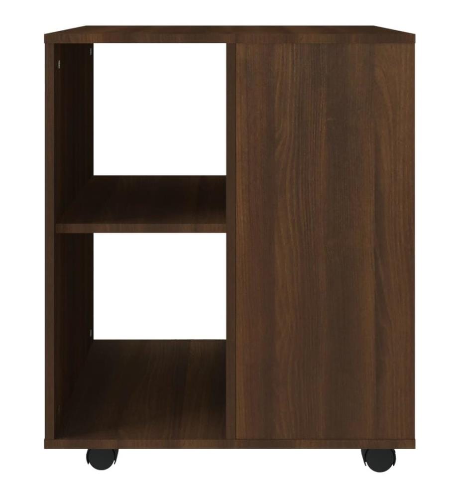 Rollschrank Braun Eichen-Optik 60x53x72 cm Holzwerkstoff