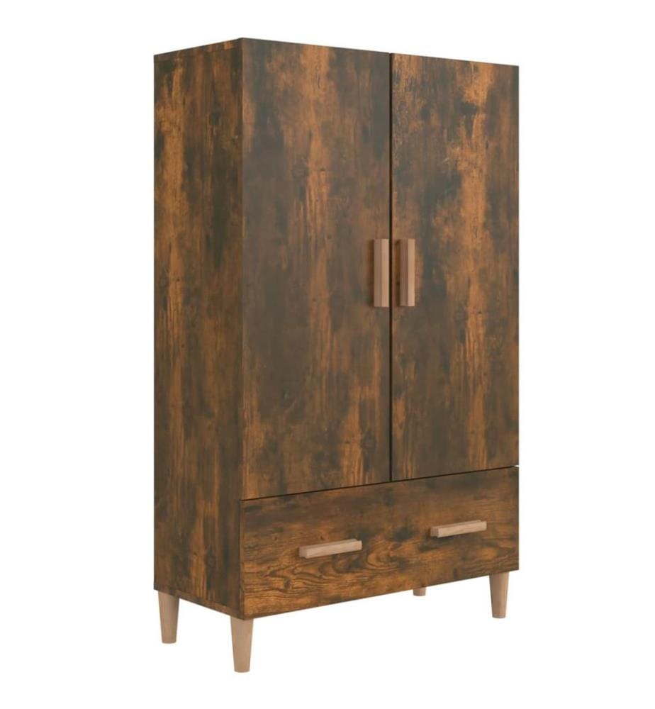 Highboard Räuchereiche 70x31x115 cm Holzwerkstoff