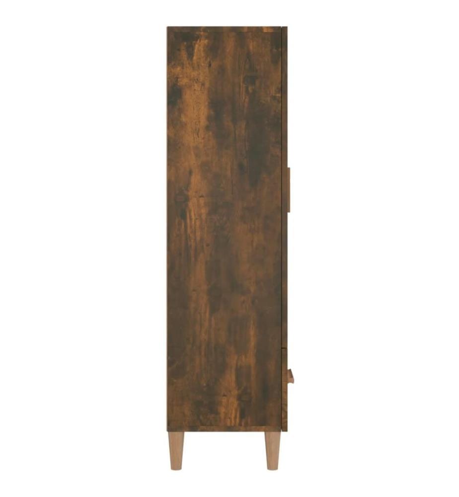 Highboard Räuchereiche 70x31x115 cm Holzwerkstoff