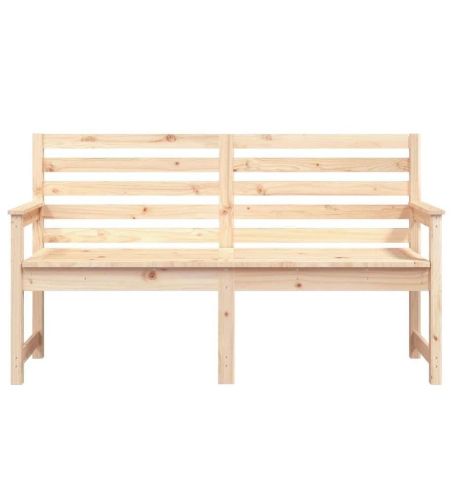 Banc de jardin 159,5x48x91,5 cm bois massif de pin