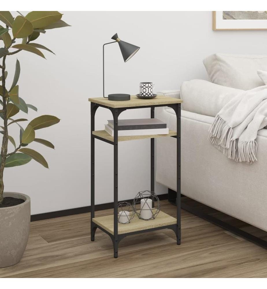 Table d'appoint Chêne sonoma 40x30x75 cm Bois d'ingénierie