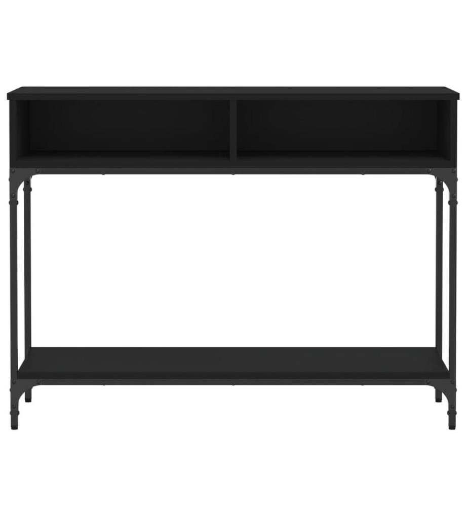 Konsolentisch Schwarz 100x30,5x75 cm Holzwerkstoff