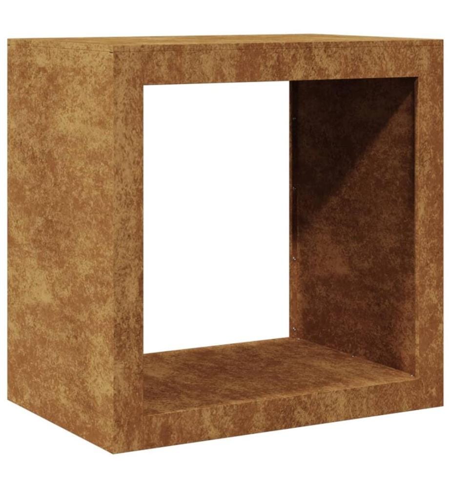 Brennholzregal 60x40x60 cm Wetterfester Stahl