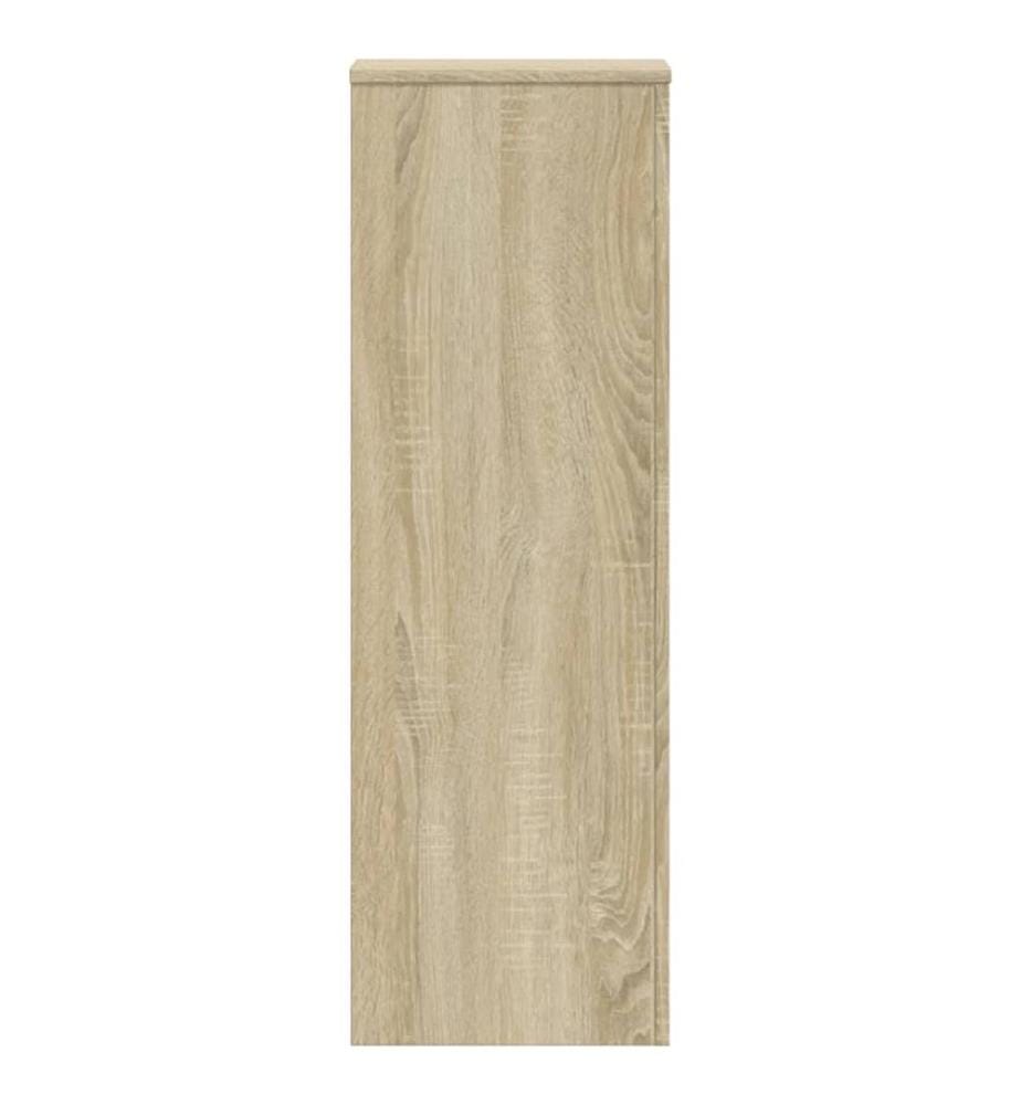 Pflanzenständer Sonoma-Eiche 33x33x100 cm Holzwerkstoff