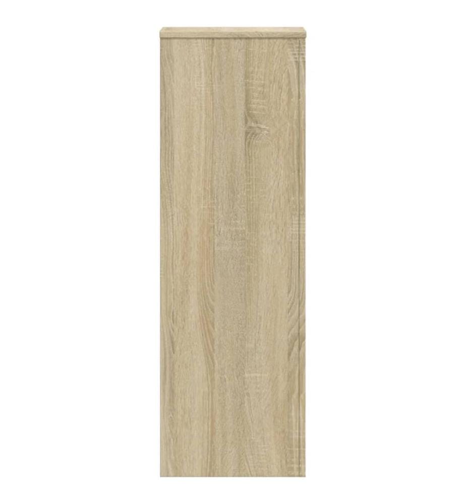 Pflanzenständer Sonoma-Eiche 33x33x100 cm Holzwerkstoff
