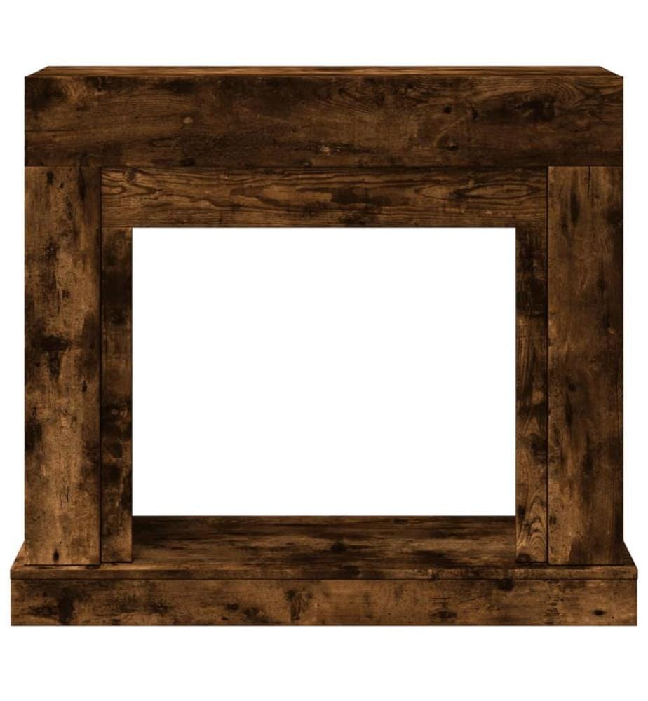 Kaminumrandung Räuchereiche 100x30x87,5 cm Holzwerkstoff