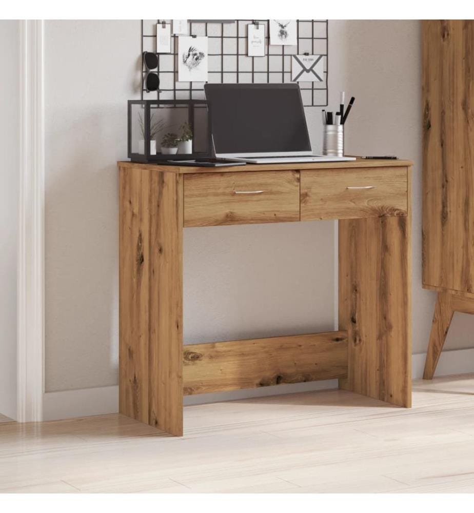 Schreibtisch Artisan-Eiche 80x40x75 cm Holzwerkstoff