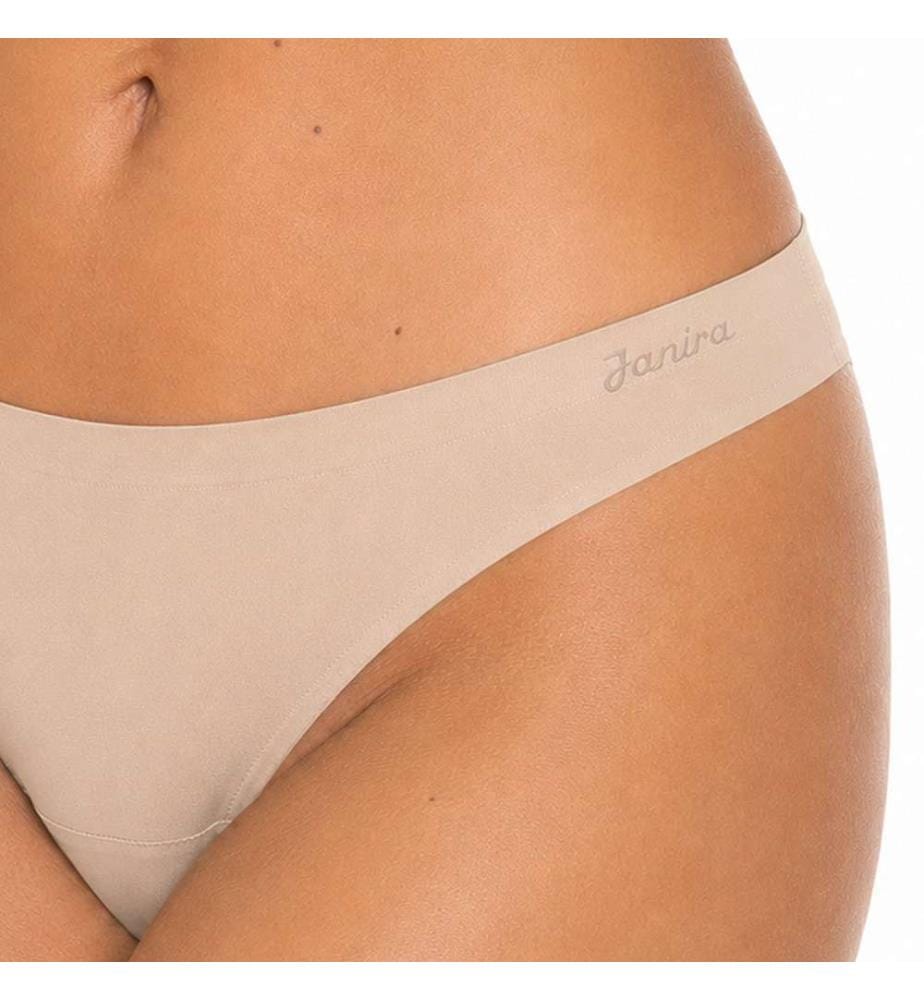 Perizoma invisibile in cotone Zero - Beige