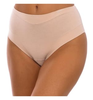 Mutandine invisibili in cotone - Beige
