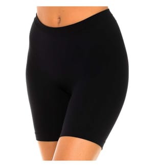 Pantaloncini senza cuciture per fianchi e glutei - Nero