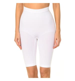 Pantaloncini lunghi Compression Forte - Bianco