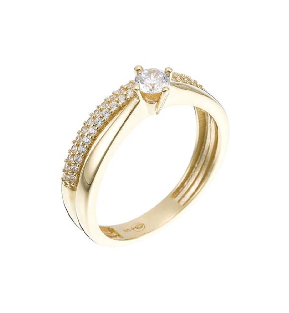 Verlobungsring – Gelbgold