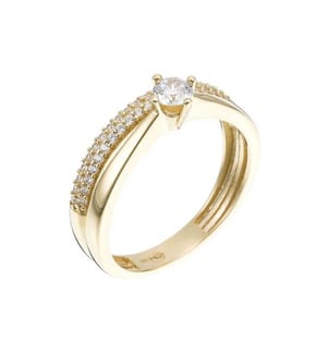 Verlobungsring – Gelbgold