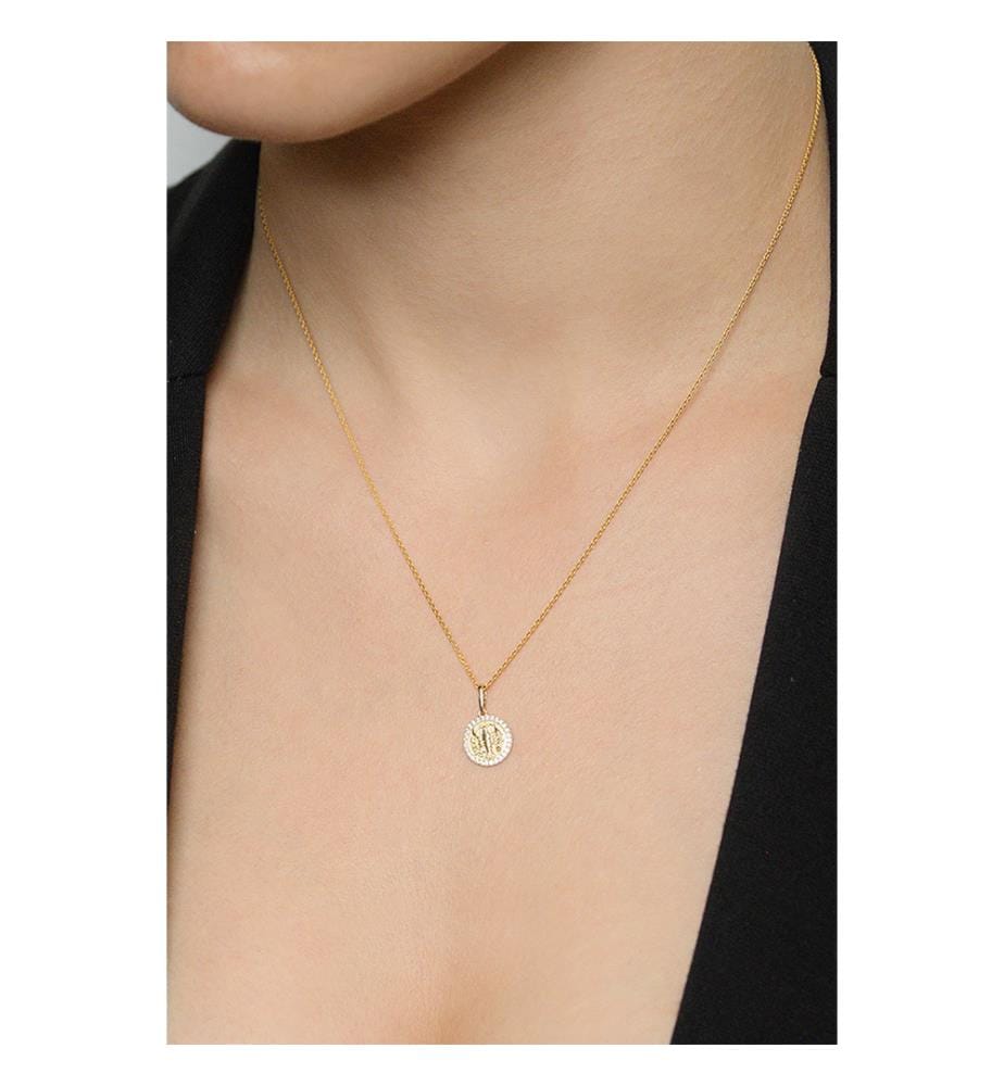 Pendentif Cancer - Or jaune