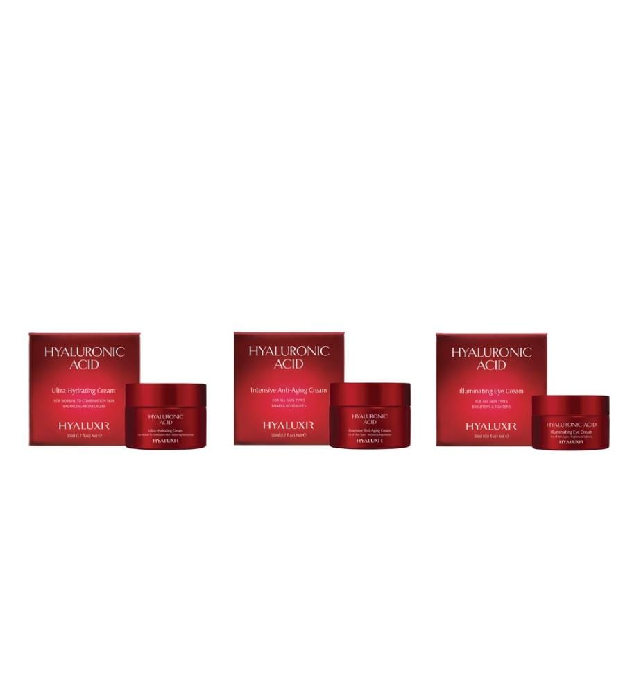 Ultra-Moisturizing Day Cream & Regenerating Night Cream & Illuminating Eye Contour Cream - 50 ml + 50 ml + 30 ml
