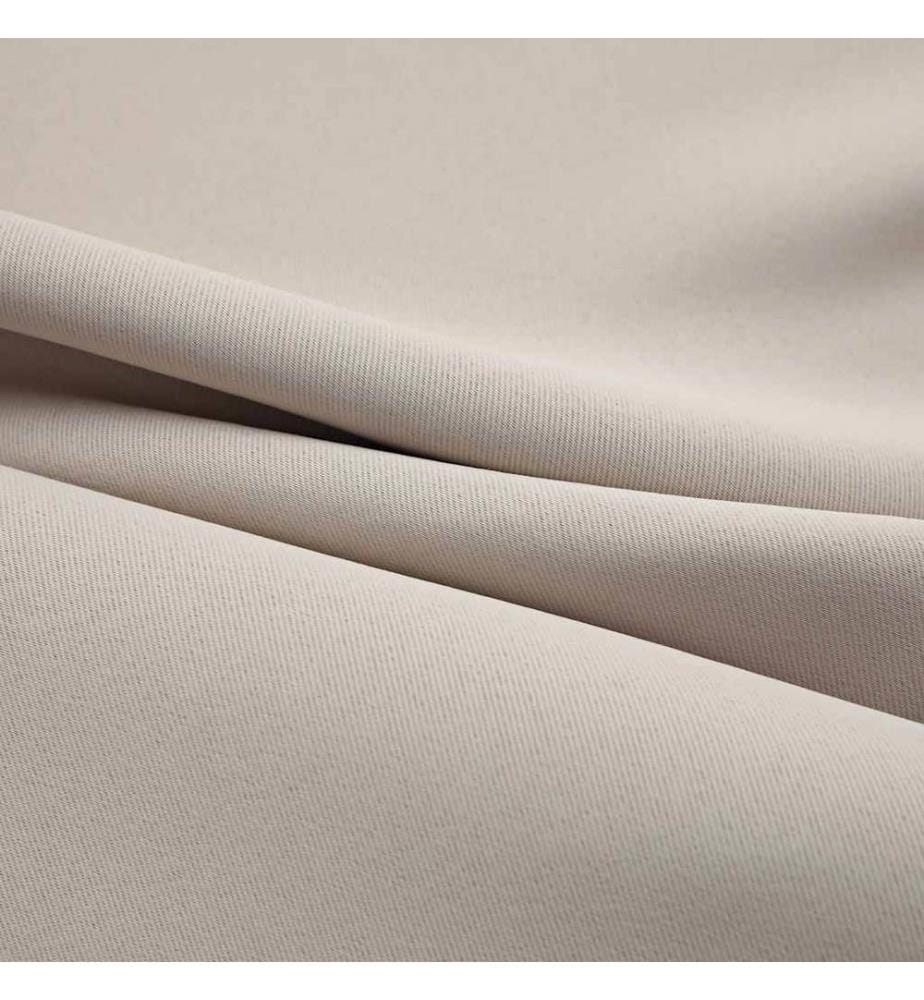 Verdunkelungsvorhang mit Metallösen Beige 290 x 245 cm
