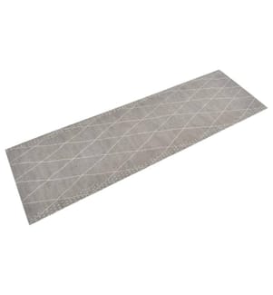 Küchenteppich Waschbar Raute 60x180 cm Samt
