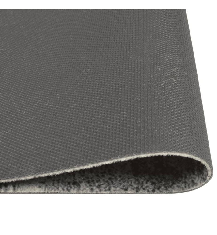 Küchenteppich Waschbar Beton 45x150 cm Samt