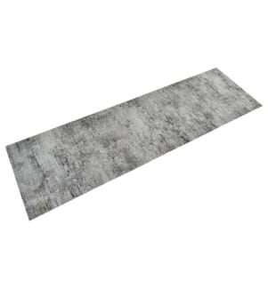 Küchenteppich Waschbar Beton 60x180 cm Samt