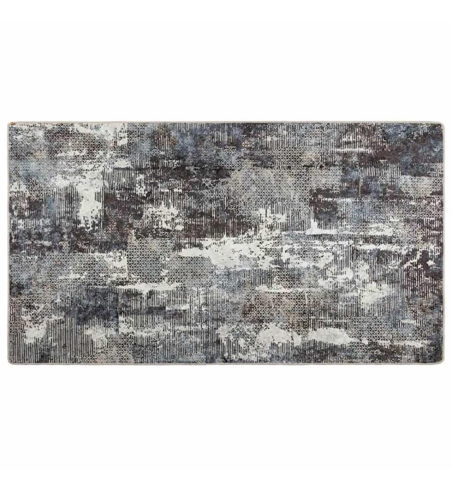 Teppich Waschbar Mehrfarbig 80x150 cm Rutschfest