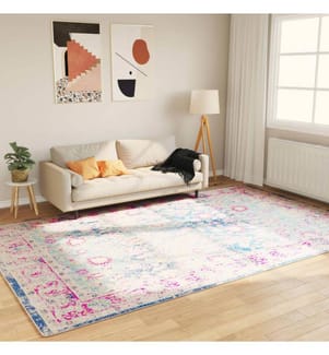 Tapis lavable multicolore 190x300 cm antidérapant