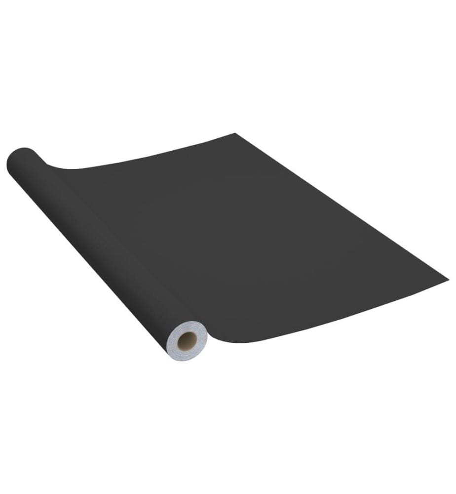 Selbstklebende Möbelfolie Schwarz 500 x 90 cm PVC