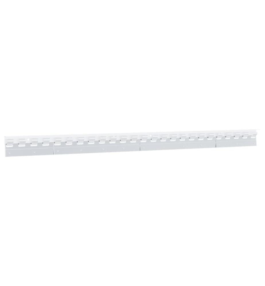 Klemmleisten 6 Stk. Silbern 20 cm Edelstahl