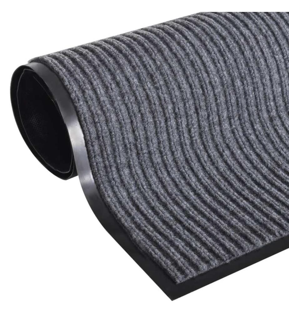 Türmatte Grau 90 x 150 cm PVC