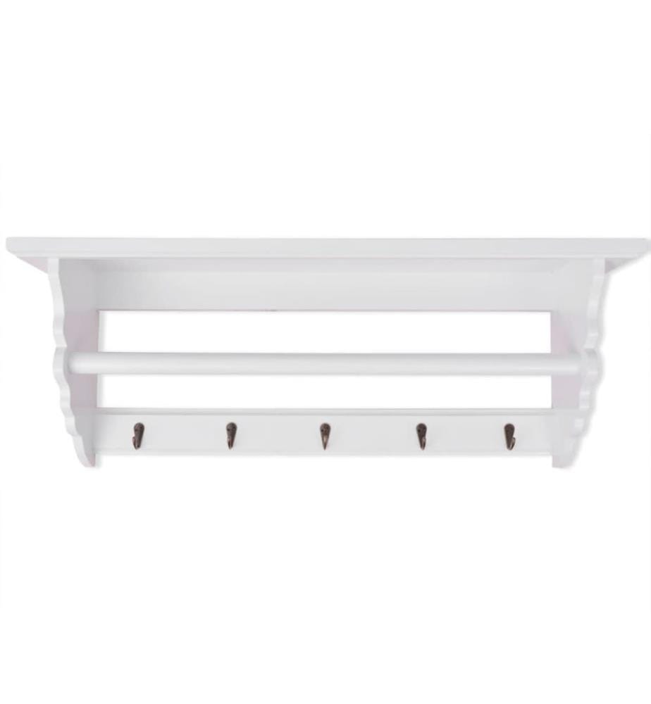 Garderobe MDF Weiss Barocker Stil