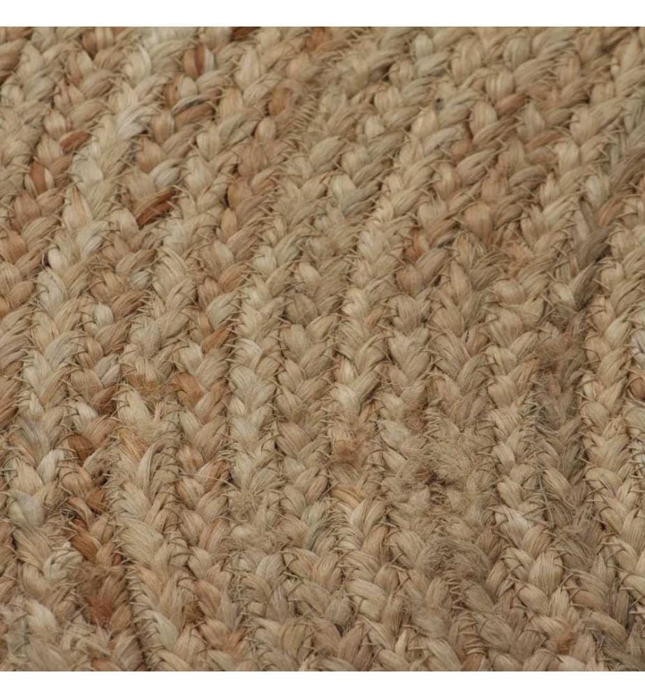 Tapis Jute tressé 120 cm rond