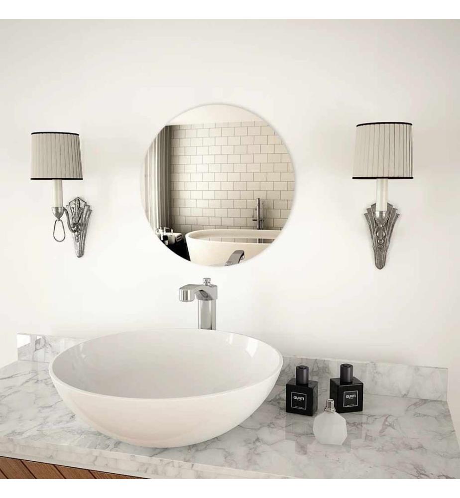 Wandspiegel 40 cm Rund Glas